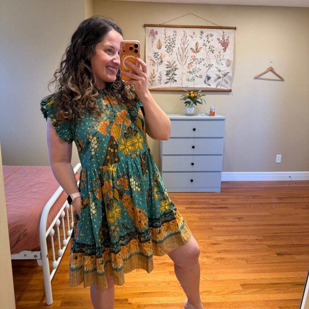 Ulla Johnson Blue Bird Floral Mini Dress 2